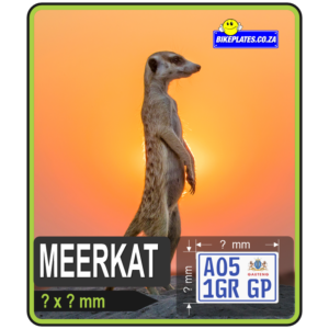 The MEERKAT Number Plate