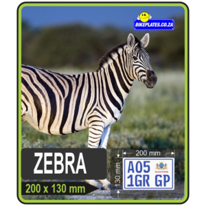 The ZEBRA Number Plate